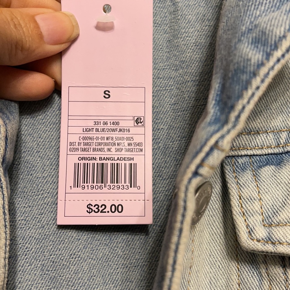 NWT wild fable Jean jacket - Picture 6 of 8